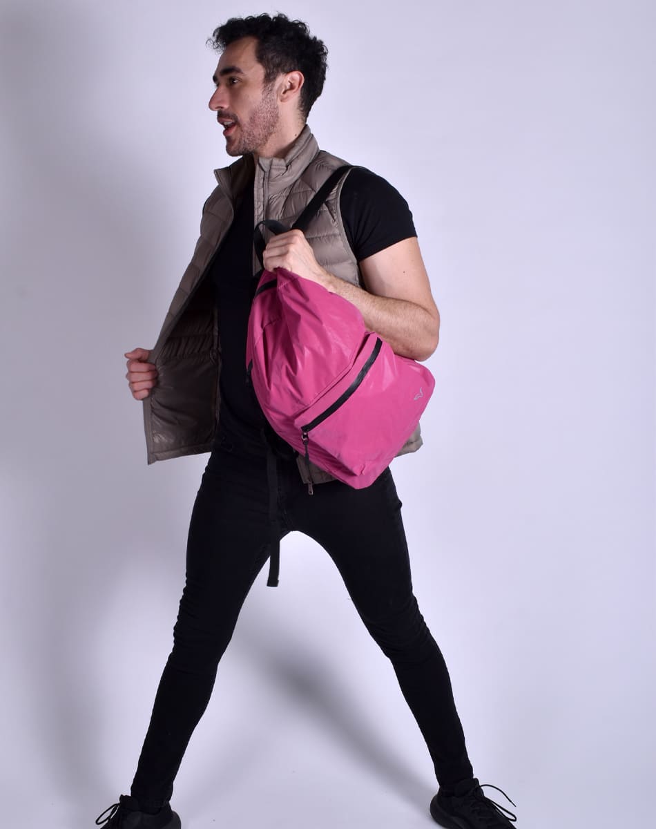 Alysh | Mochila con bolsa para guardar Flow Tornasol