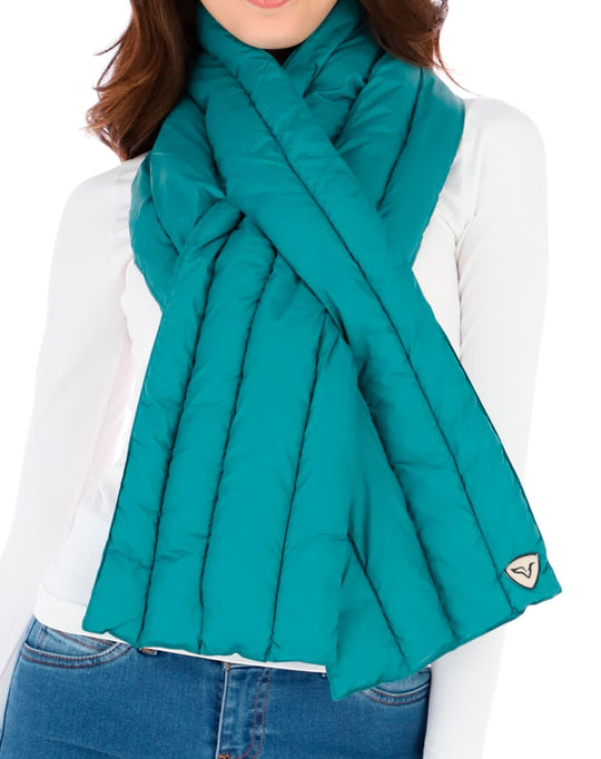 Fussy puffer scarf