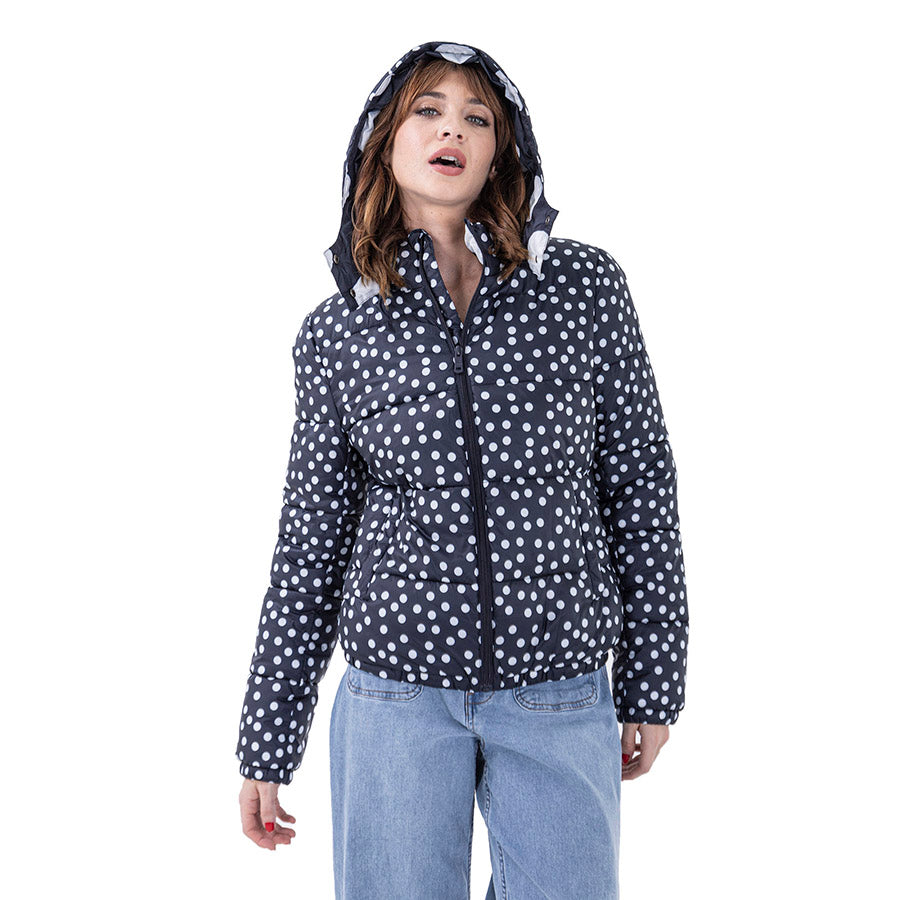 Chamarra Acolchada con Gorro Desmontable DOTTY