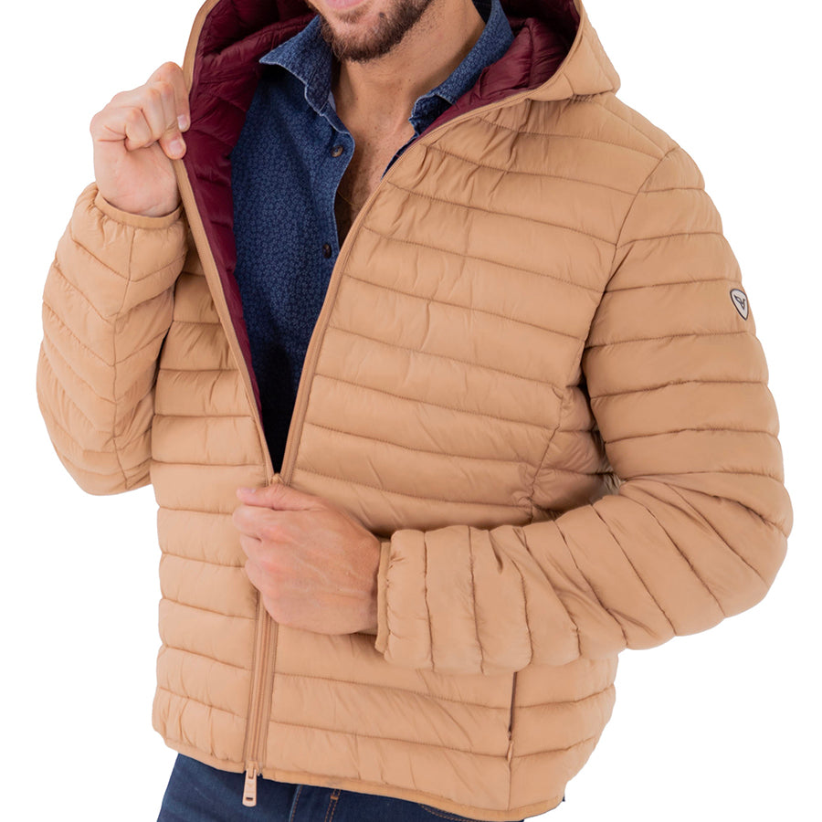 Chamarra Acolchada con Gorro DUALITY