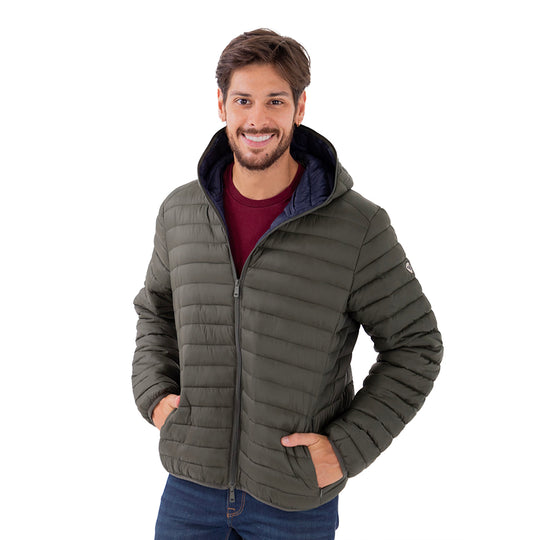 Chamarra Acolchada con Gorro DUALITY