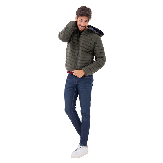 Chamarra Acolchada con Gorro DUALITY