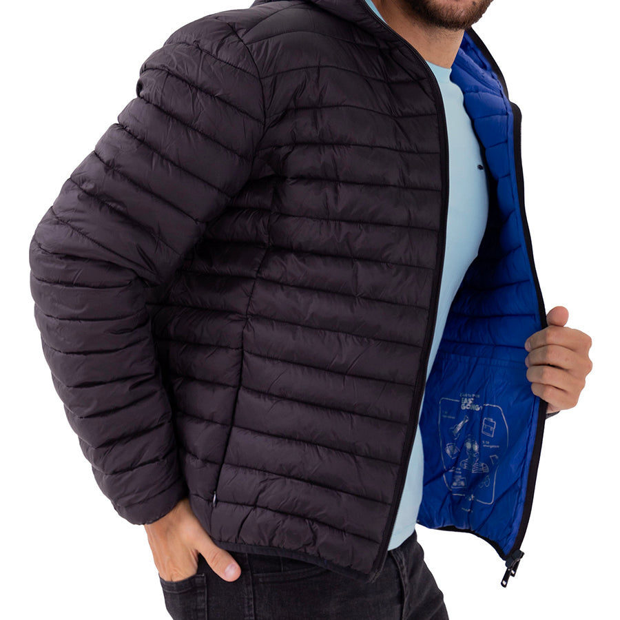 Chamarra Acolchada con Gorro DUALITY