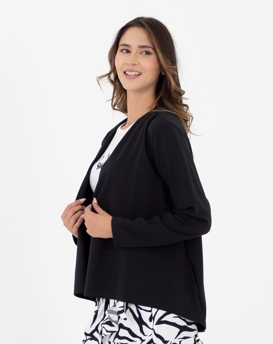 Ensamble Ligero Tipo Cárdigan Abierto